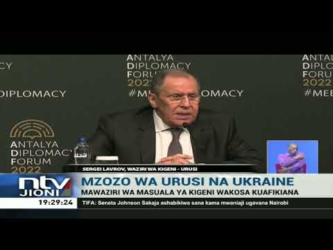 Mawaziri Wa Urusi Na Ukraine Wakutana Ana Kwa Ana