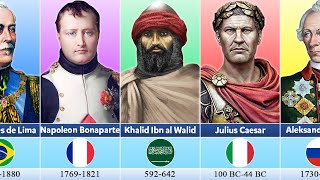 List Greatest General From Different Countries