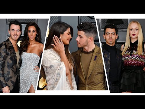 Watch the Jonas Brothers and J-Sisters ARRIVE! | GRAMMYs 2020