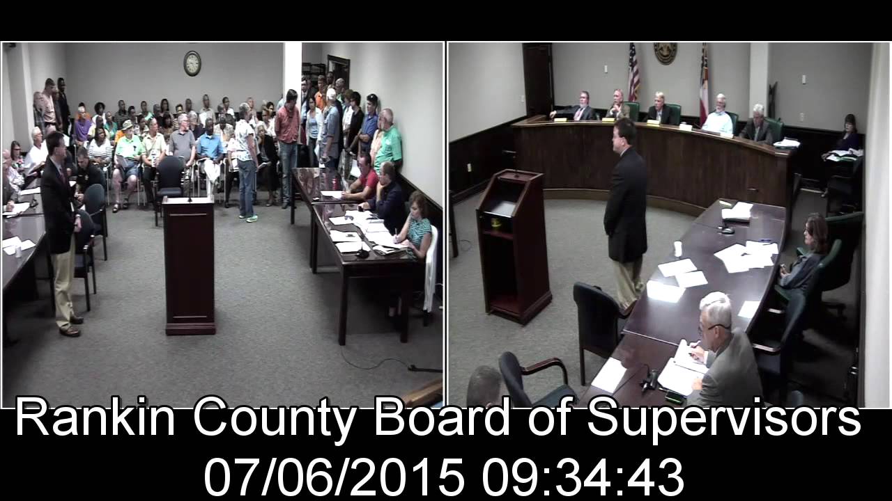 [1 of 2] Rankin County, MS Board of Supervisors meeting on date 7/6