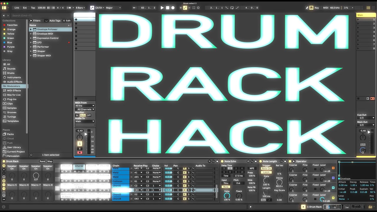 Ableton Tutorial | Advanced Drum Rack Technique | User Friendly - YouTube