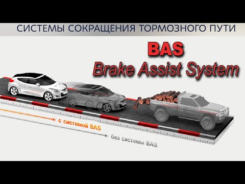 Система помощи при экстренном торможении BAS. Устройство и принцип работы