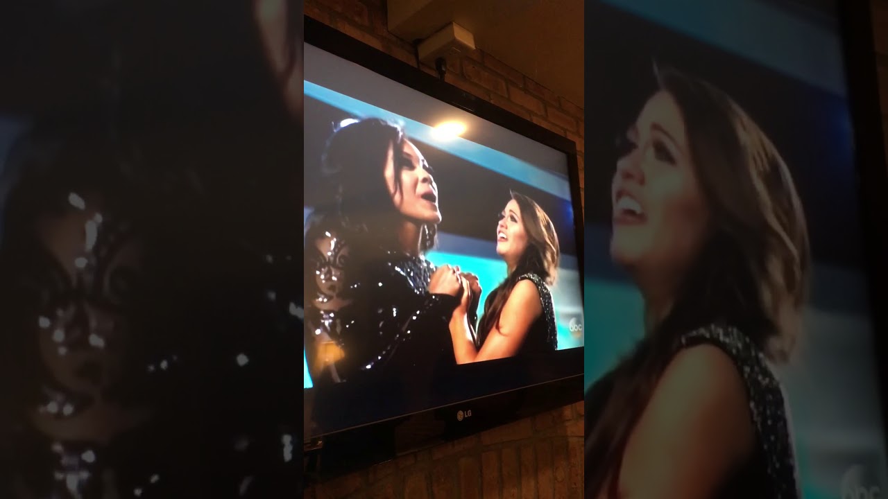 Miss America 2018, Cara Mund, being watched in Williston ND