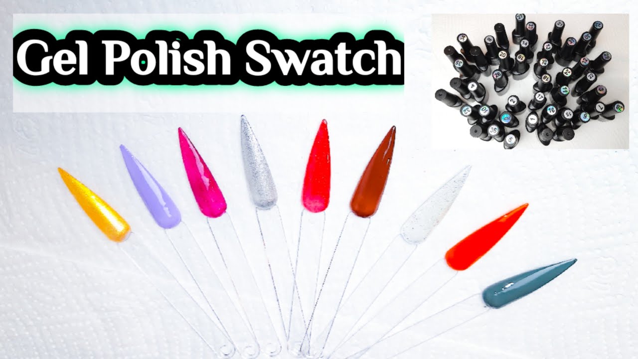 Cheap Gel Nail Polish From AliExpress Review. Gel Nail Polish Swatches