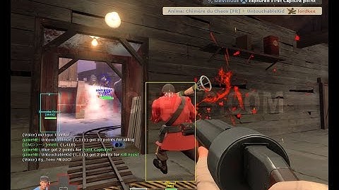 Engineer gameplay + some hackers Team Fortress 2