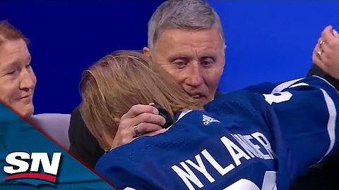 GOTTA SEE IT: Borje Salming Drops Ceremonial Puck ...