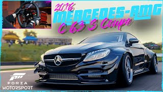 Mercedes-AMG C 63 S Coupe at Kyalami | Forza Motorsport | Steering Wheel Gameplay