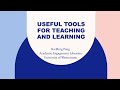 TELCOP Webinar 2: A practical guide to choosing the best teaching tools