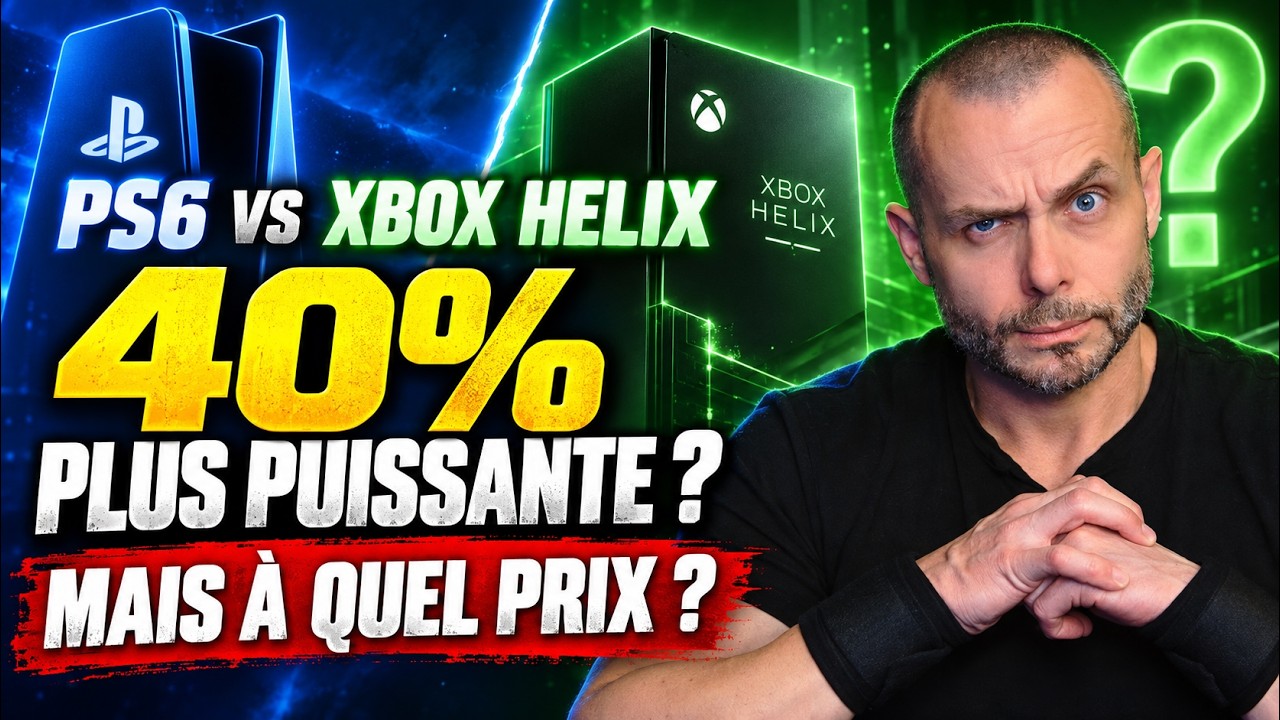 Xbox Helix 40 % PLUS PUISSANTE que la PS6 ?