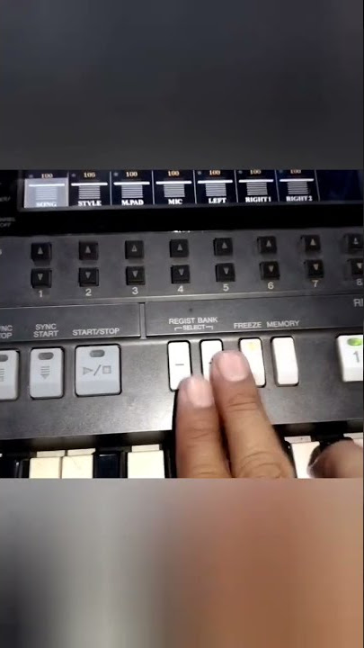 Cara mempergunakan registration memory voice di keyboard yamaha psr s770