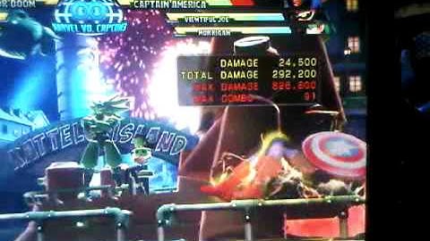 MVC3 Dr. Doom corner reset combo