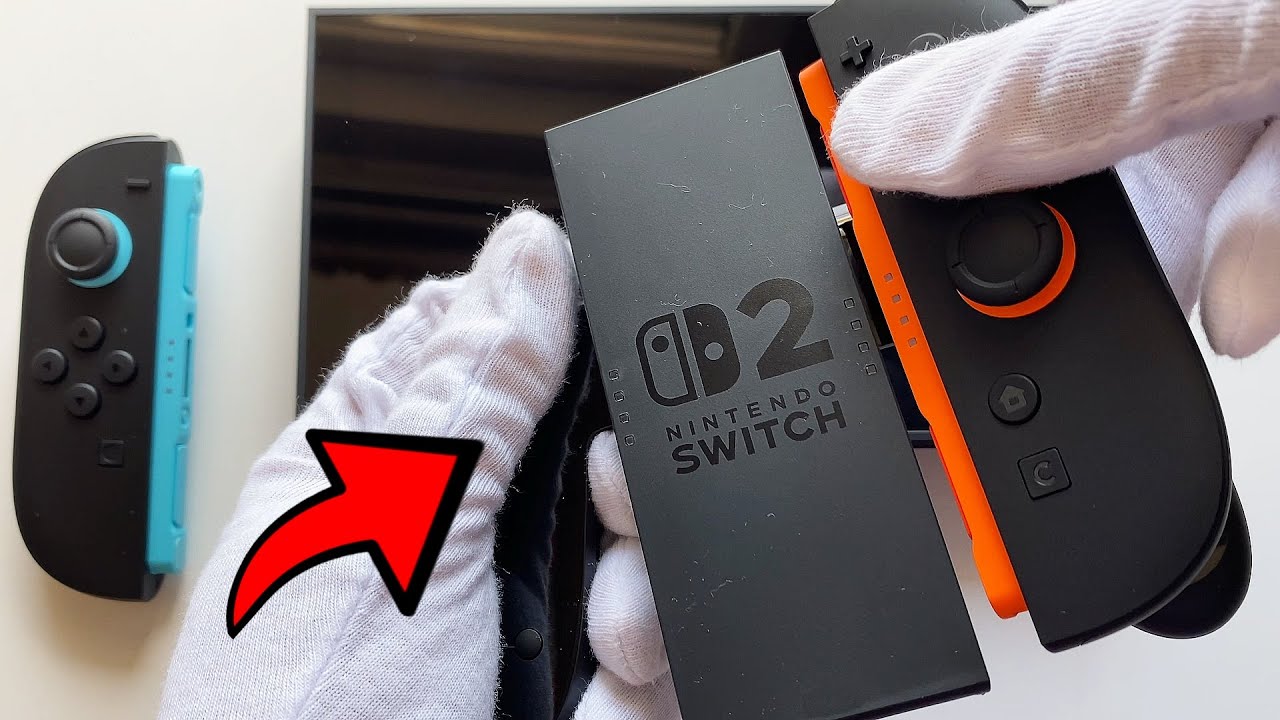 How to Attach & Detach Joy-Con 2 Controllers for Nintendo Switch 2 ...