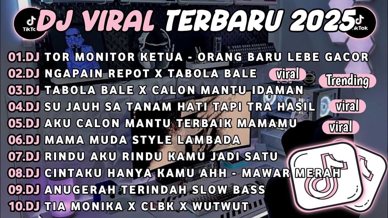DJ TIKTOK TERBARU 2025🎵DJ TOR MONITOR KETUA - ORANG BARU LEBE GACOR🎵DJ NGAPAIN REPOT X TABOLA BALE