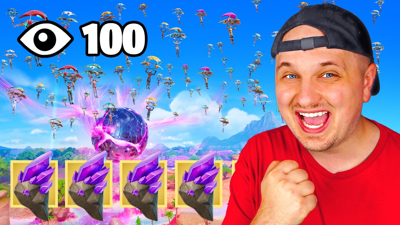 100 WIDZÓW NA WSTRZĄSKAMIENIE w Fortnite