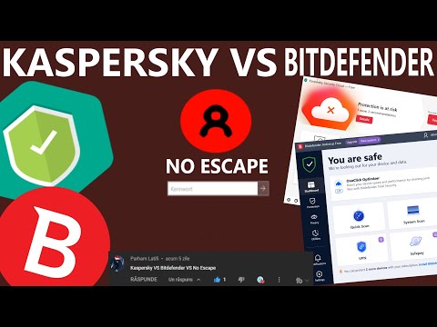 Kaspersky VS BitDefender Antivirus VS NoEscape Virus!