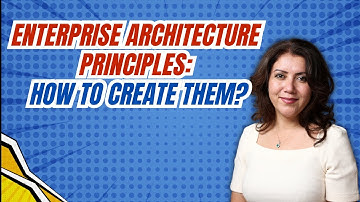 Enterprise Architecture Principles - How to create them?@Maxoutcomes 