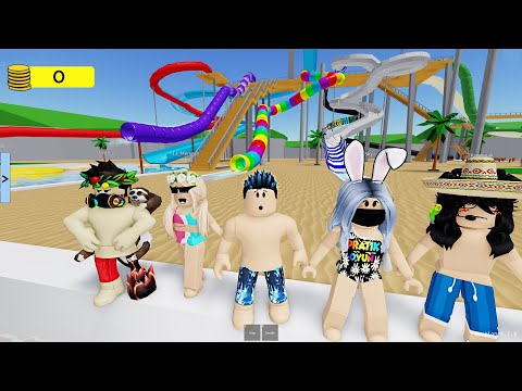 😜 SU PARKINDA ÇILGINCA EĞLENDİK ! 😲 | ROBLOX AQUANLIANA WATER PARK