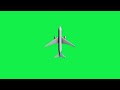 Green screen Plane passing by - Free 4K stock footage