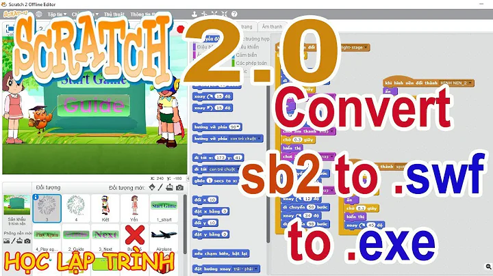 Chuyển Đổi Scratch 2.0 To SWF To EXE Converter (working)