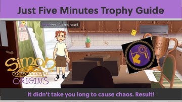 Just Five Minutes 🏆Trophy Guide - Simon the Sorcerer Origins (PS5)