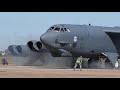 U.S. Air Force B-52 Stratofortress Take Off at Barksdale Air Force Base, La
