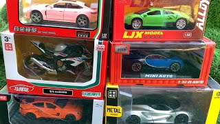 Unboxing of Car Toys, BMW s1000rr, Bugatti Chiron, Lamborghini Svj, Lotus Evija Ev, Jaguar Ev