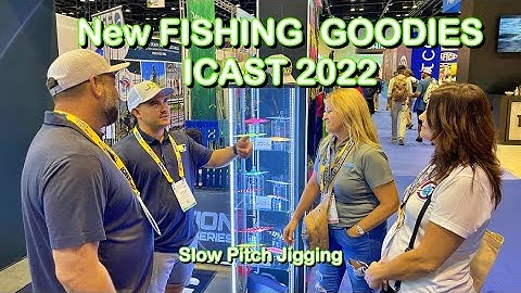 JYG ProFishing Slow Pitch Jigging products at ICAST 2022, a chat with Jorge.