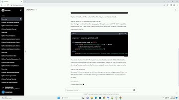 python how to download a file from url