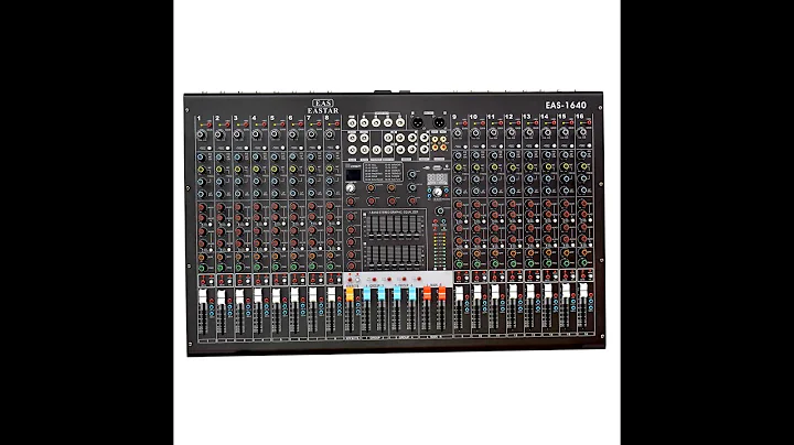 kh 16 Channel Audio Mixer Professional Mixing Console, Aux Path Plus Effects Processor, USB, 4 Aux,