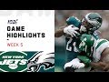 Jets vs. Eagles Week 5 Highlights | NFL 2019