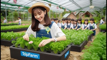 Mùi tía Topfarm gieo được 19 ngày trông thế nào?