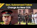 Indian Army News: General NS Raja Subramani Takes Charge As India's New Chief Of Defence Staff