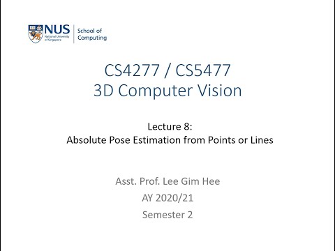 3D Computer Vision