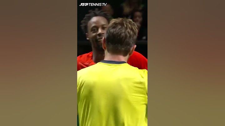 CRAZY Tennis Point Between Friends Gael Monfils and Stan Wawrinka #Shorts