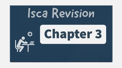 Isca chapter 3 (controls) and chapter 6(audit of control) revision part 1