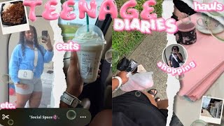 𝐓𝐞𝐞𝐧𝐚𝐠𝐞 𝐝𝐢𝐚𝐫𝐢𝐞𝐬 ✰ shopping, eats, hauls, grwm, etc.