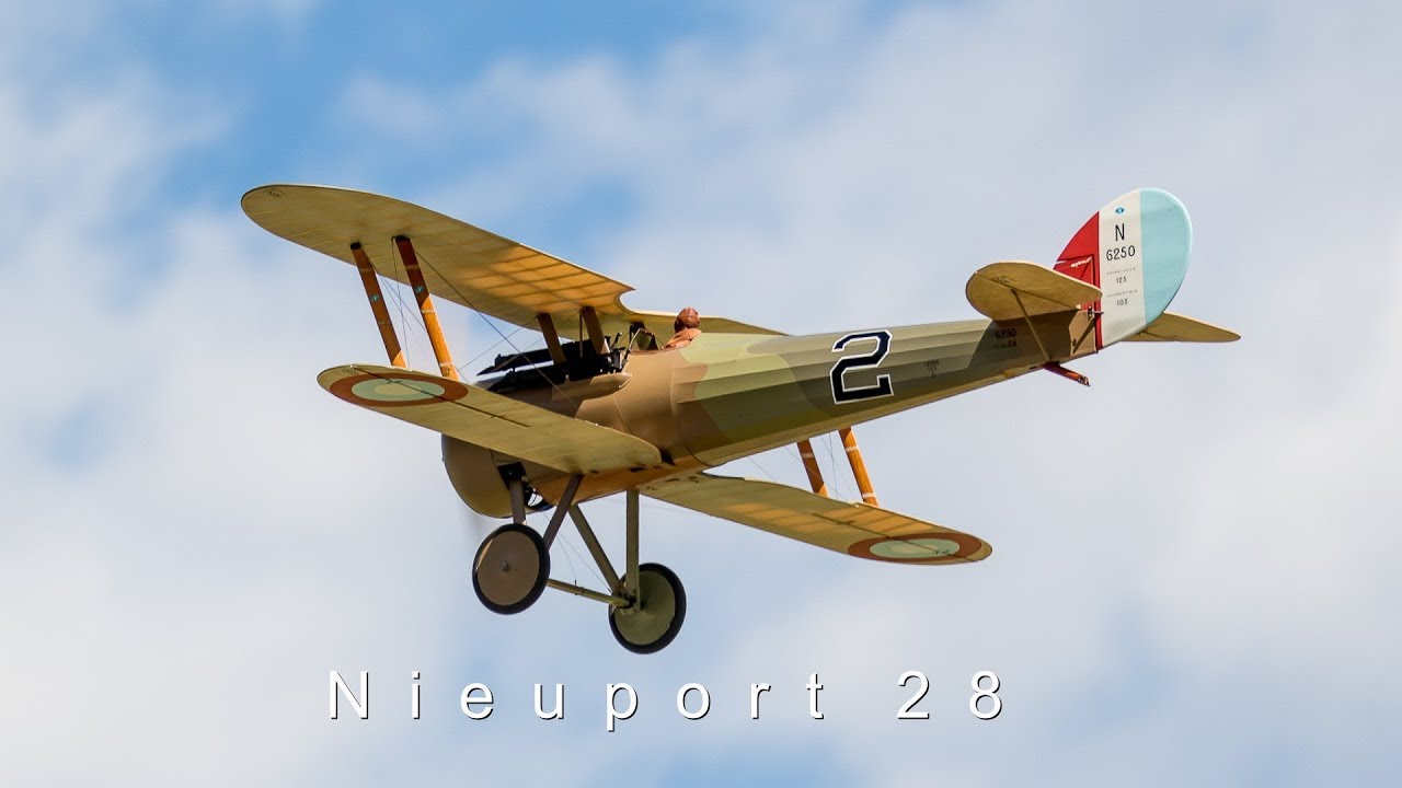 SCALE RC NIEUPORT 28 FAI F4 WORLD CHAMPIONSHIP 2018 Anthony Ogle