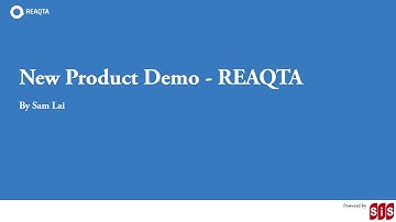 New Product Demo - REAQTA