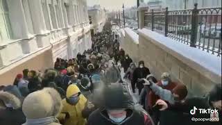 23.01.2021 Это начало похорон Правящей Власти.  Омск, Москва, Питер, Владик!! В Омске мороз -30!!!