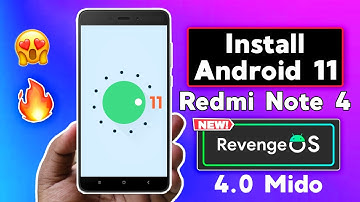 How to Install Android 11 on Redmi Note 4 | Revenge OS 4.0 Android 11 R for Mido
