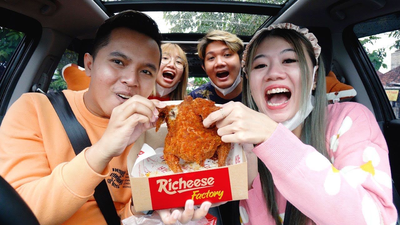 NO CUT NO EDIT NYOBAIN MENU BARU RICHEESE AYAM 1 EKOR!! TERNYATA GINI