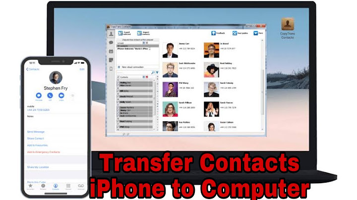 How to transfer contacts from iphone to computer with itunes