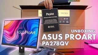 Asus Proart "PA278QV" Unboxing completo de esta pantalla para creadores