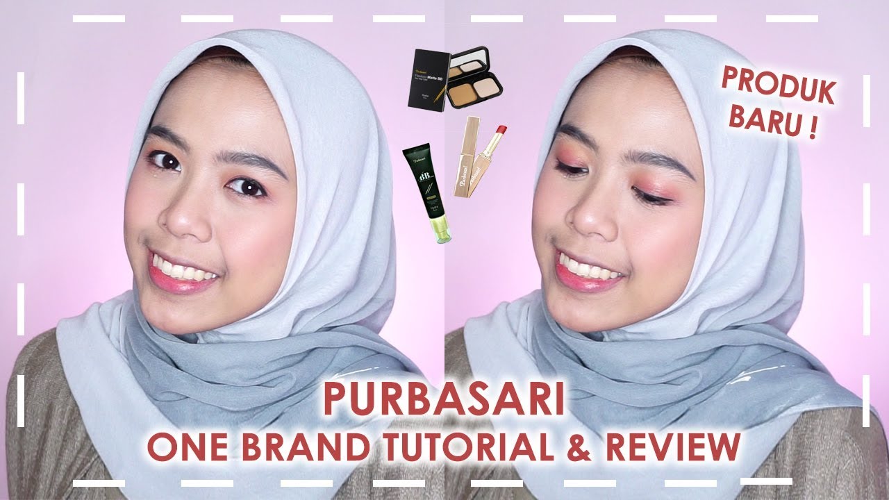 Purbasari One Brand Tutorial Review Makeup Lokal Mudah Natural