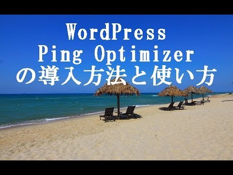 WordPress Ping Optimizerの導入方法と使い方