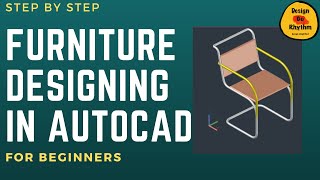 Easiest Method To Model A Chair IN 3D AutoCADStep By Step