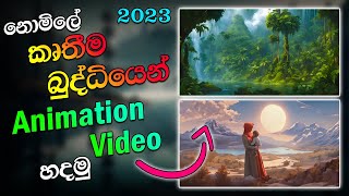 How To Create AI Animation Video In Sinhala | Free Text To Video AI Generator 2023 | Runway Tutorial