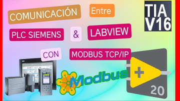 Como comunicar LabVIEW y PLC SIEMENS mediante Modbus TCP/IP || MODBUS en PLC SIEMENS 🚀🚀