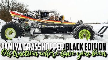 Tamiya Grasshopper Black Edition - Oh traction where have you been