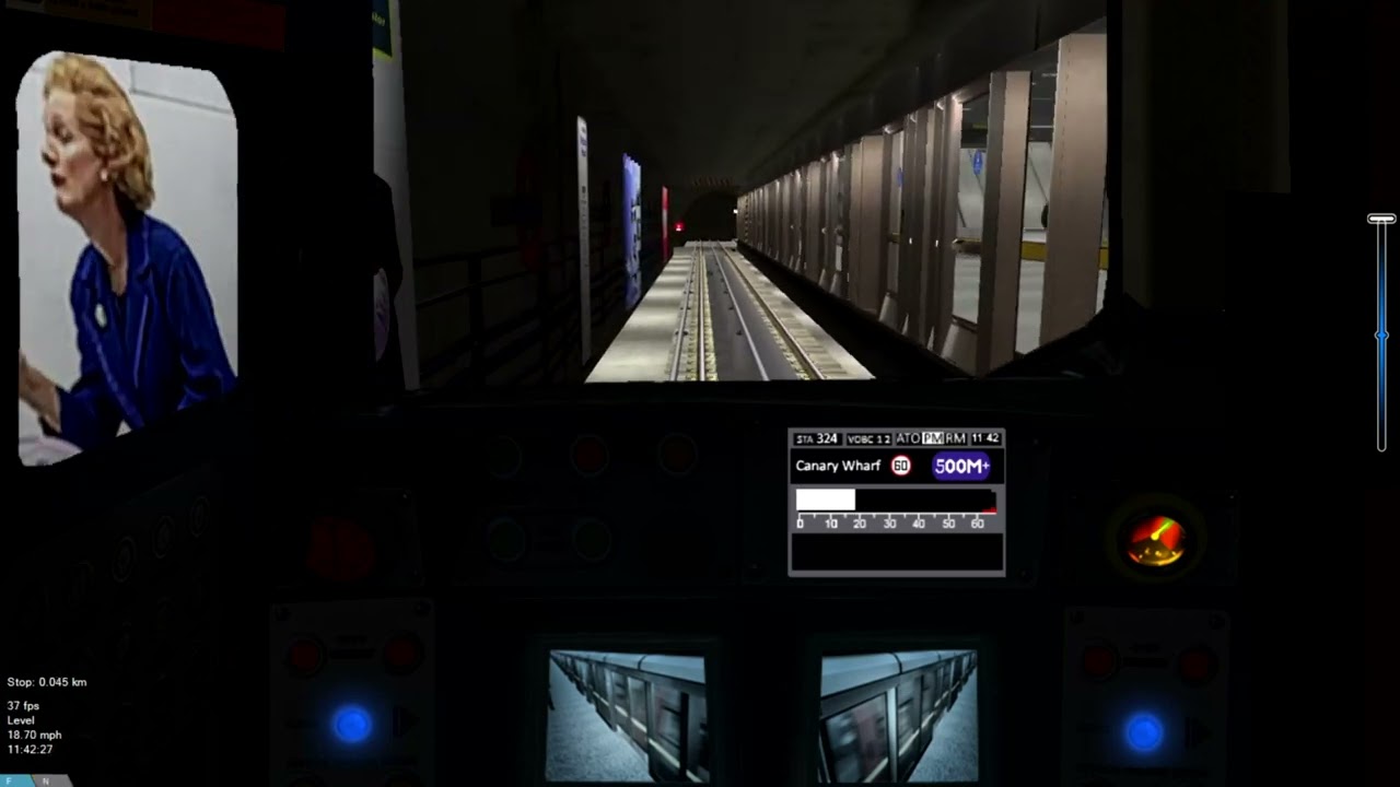 OpenBVE Jubilee Line: (Refurbished Unit) Stratford - West Hampstead